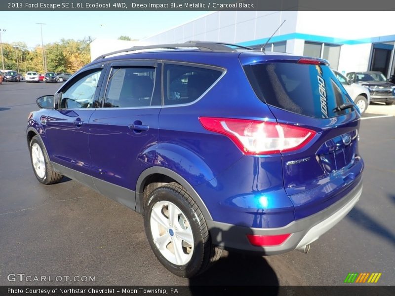 Deep Impact Blue Metallic / Charcoal Black 2013 Ford Escape SE 1.6L EcoBoost 4WD