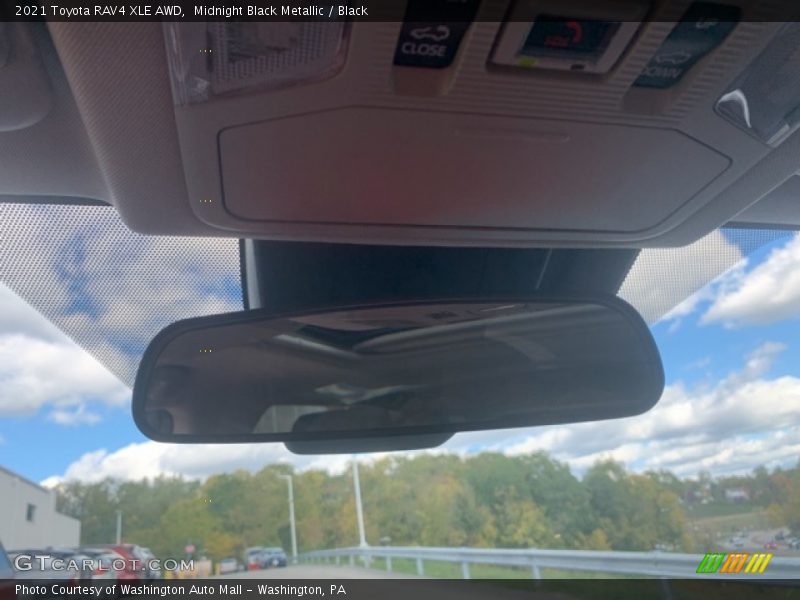 Midnight Black Metallic / Black 2021 Toyota RAV4 XLE AWD