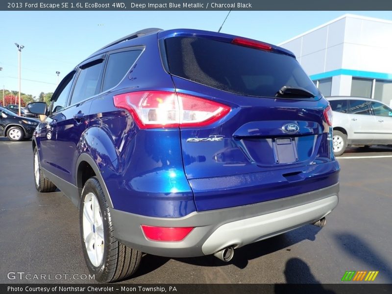 Deep Impact Blue Metallic / Charcoal Black 2013 Ford Escape SE 1.6L EcoBoost 4WD