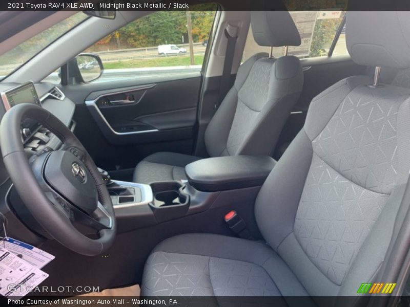 Midnight Black Metallic / Black 2021 Toyota RAV4 XLE AWD