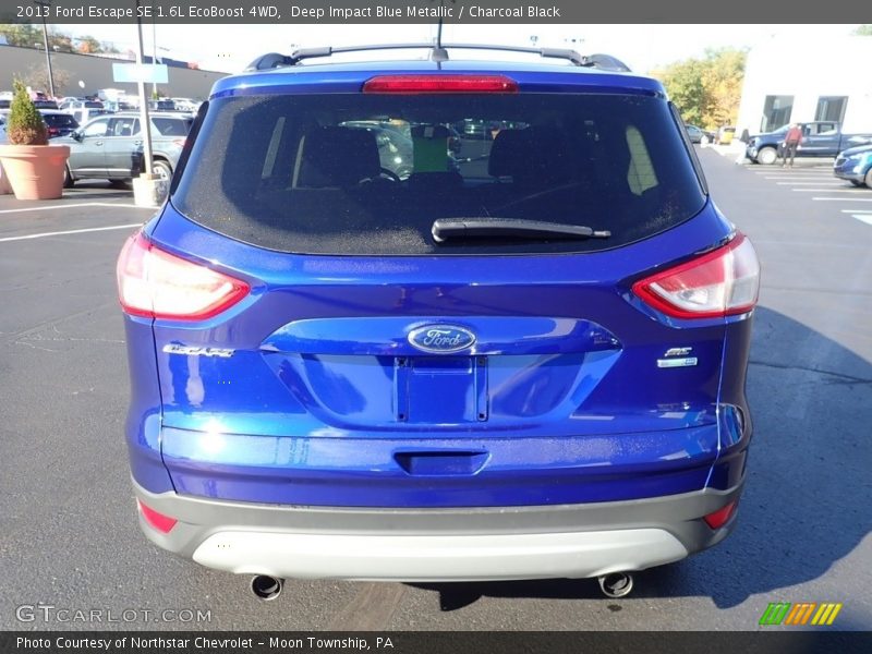 Deep Impact Blue Metallic / Charcoal Black 2013 Ford Escape SE 1.6L EcoBoost 4WD