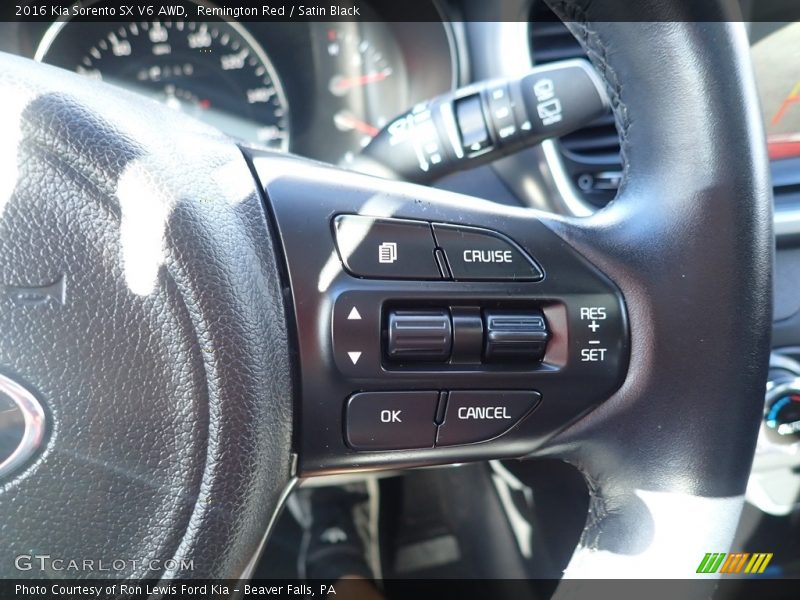  2016 Sorento SX V6 AWD Steering Wheel