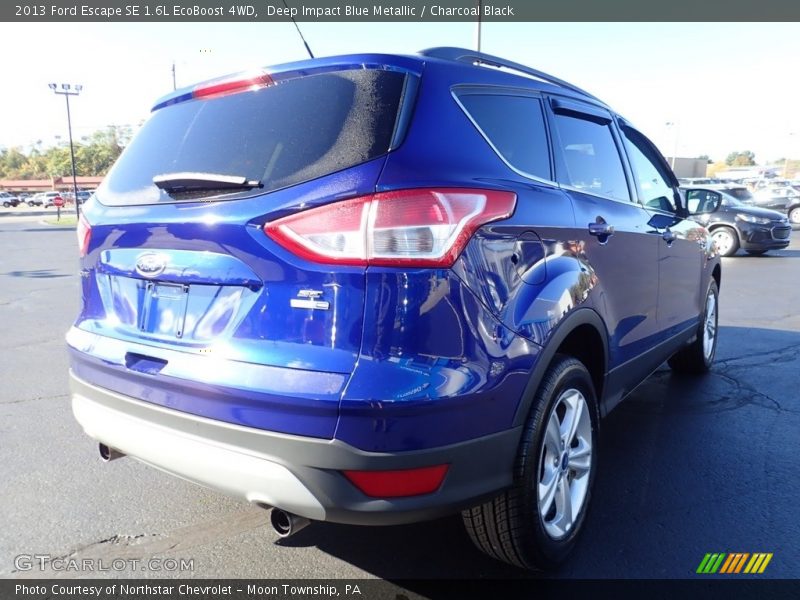 Deep Impact Blue Metallic / Charcoal Black 2013 Ford Escape SE 1.6L EcoBoost 4WD