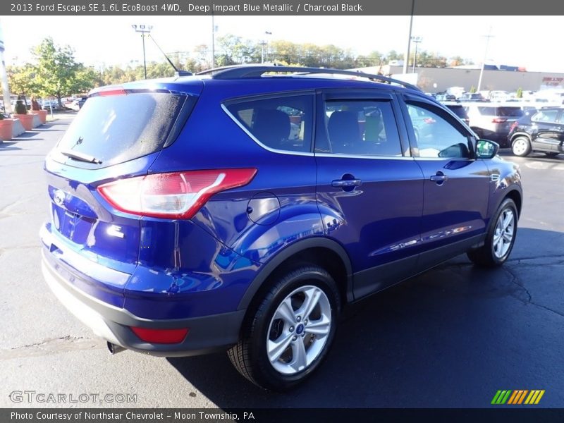 Deep Impact Blue Metallic / Charcoal Black 2013 Ford Escape SE 1.6L EcoBoost 4WD