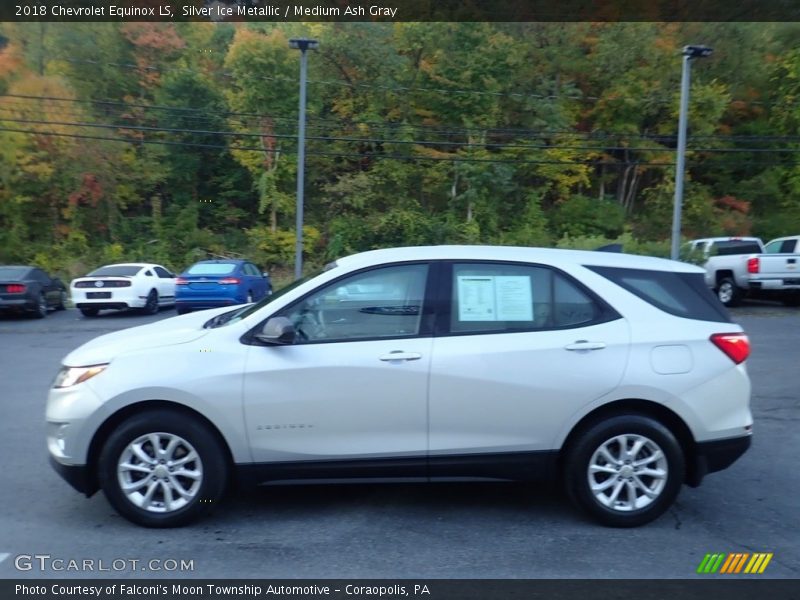 Silver Ice Metallic / Medium Ash Gray 2018 Chevrolet Equinox LS