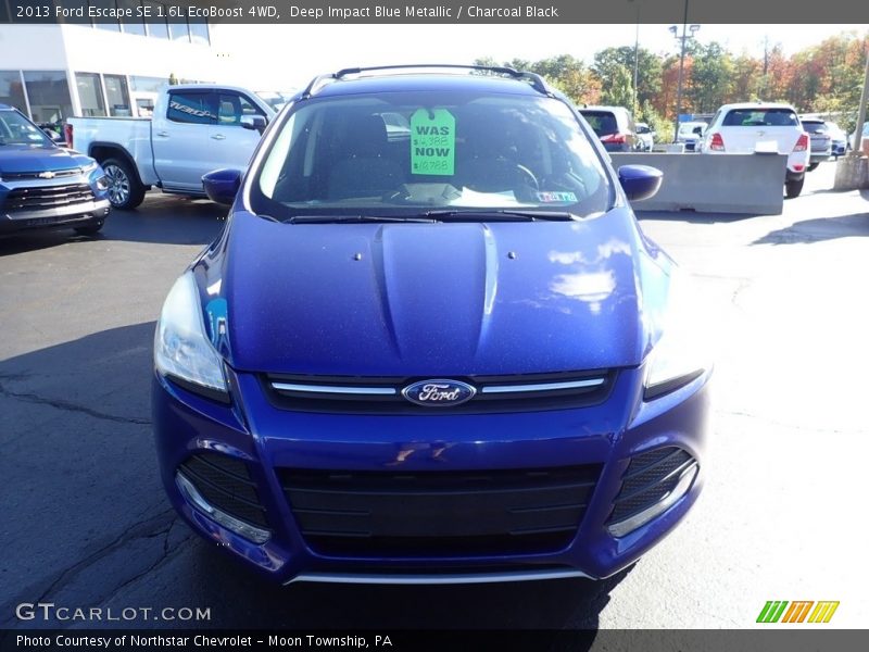 Deep Impact Blue Metallic / Charcoal Black 2013 Ford Escape SE 1.6L EcoBoost 4WD