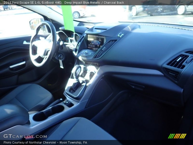 Deep Impact Blue Metallic / Charcoal Black 2013 Ford Escape SE 1.6L EcoBoost 4WD