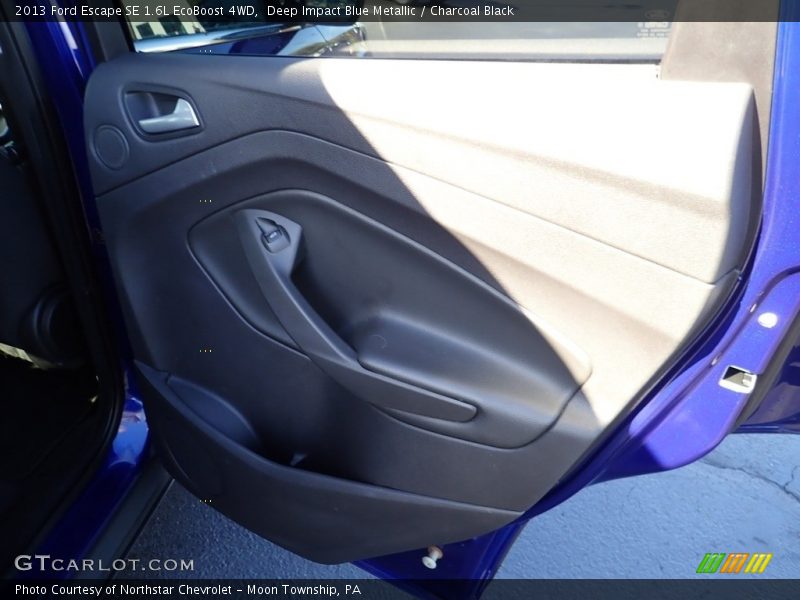 Deep Impact Blue Metallic / Charcoal Black 2013 Ford Escape SE 1.6L EcoBoost 4WD