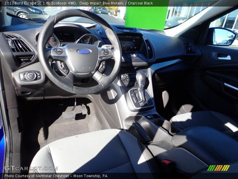 Deep Impact Blue Metallic / Charcoal Black 2013 Ford Escape SE 1.6L EcoBoost 4WD