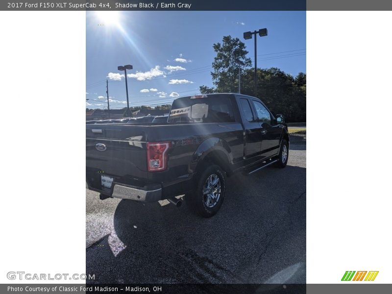 Shadow Black / Earth Gray 2017 Ford F150 XLT SuperCab 4x4