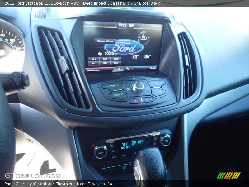Deep Impact Blue Metallic / Charcoal Black 2013 Ford Escape SE 1.6L EcoBoost 4WD