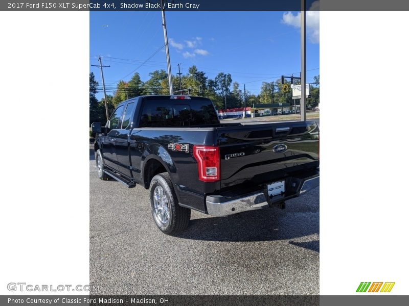 Shadow Black / Earth Gray 2017 Ford F150 XLT SuperCab 4x4