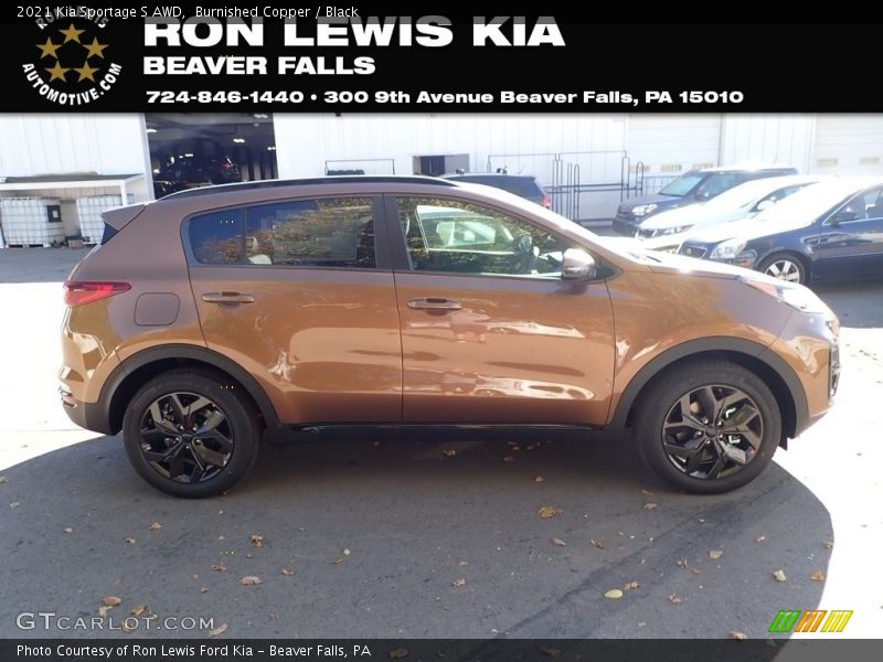 Burnished Copper / Black 2021 Kia Sportage S AWD
