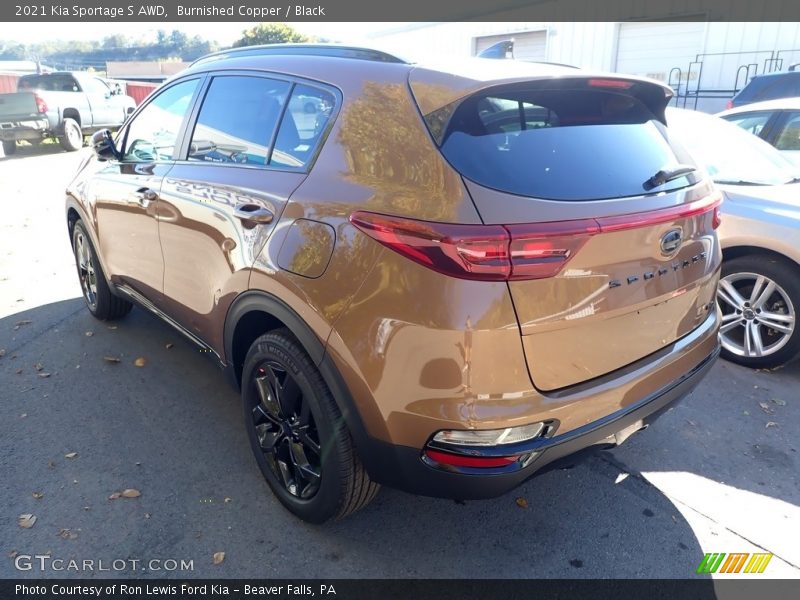 Burnished Copper / Black 2021 Kia Sportage S AWD
