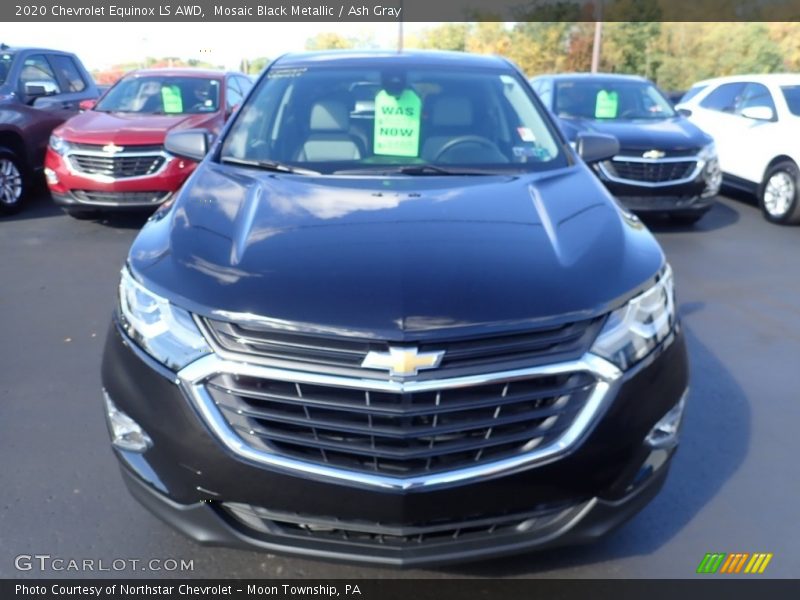 Mosaic Black Metallic / Ash Gray 2020 Chevrolet Equinox LS AWD