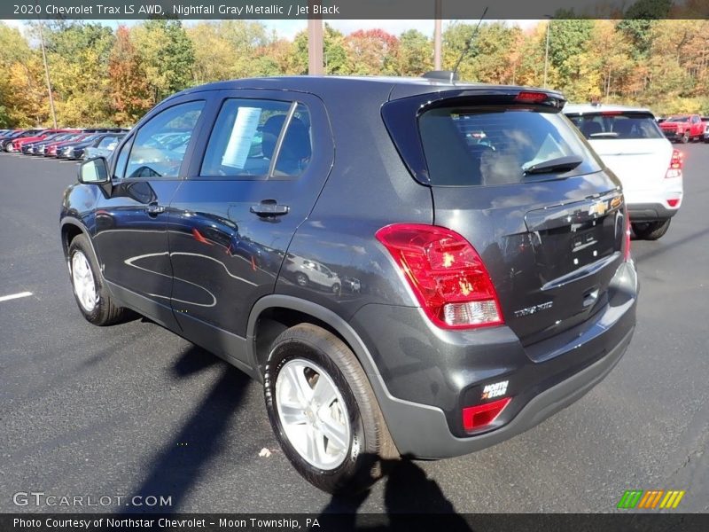 Nightfall Gray Metallic / Jet Black 2020 Chevrolet Trax LS AWD