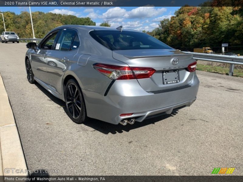 Celestial Silver Metallic / Black 2020 Toyota Camry XSE AWD