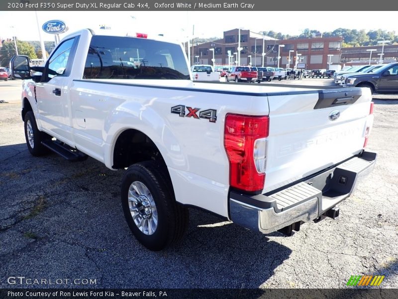 Oxford White / Medium Earth Gray 2020 Ford F350 Super Duty XL Regular Cab 4x4