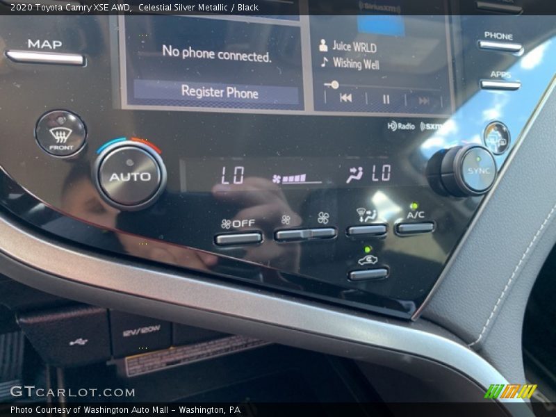 Celestial Silver Metallic / Black 2020 Toyota Camry XSE AWD