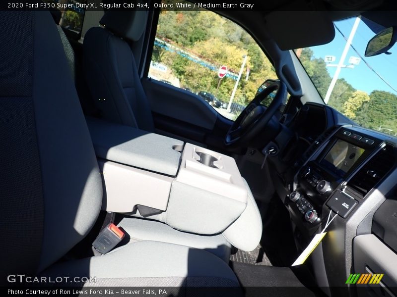 Oxford White / Medium Earth Gray 2020 Ford F350 Super Duty XL Regular Cab 4x4