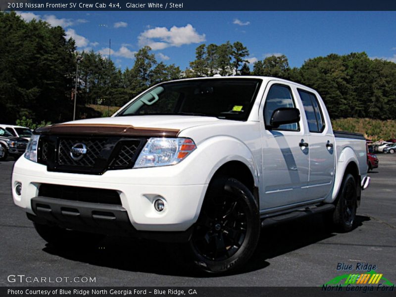 Glacier White / Steel 2018 Nissan Frontier SV Crew Cab 4x4