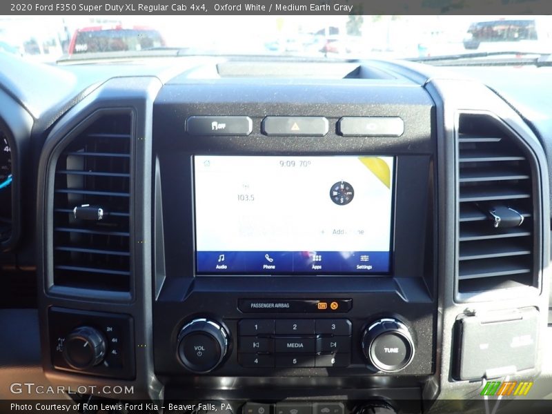 Oxford White / Medium Earth Gray 2020 Ford F350 Super Duty XL Regular Cab 4x4