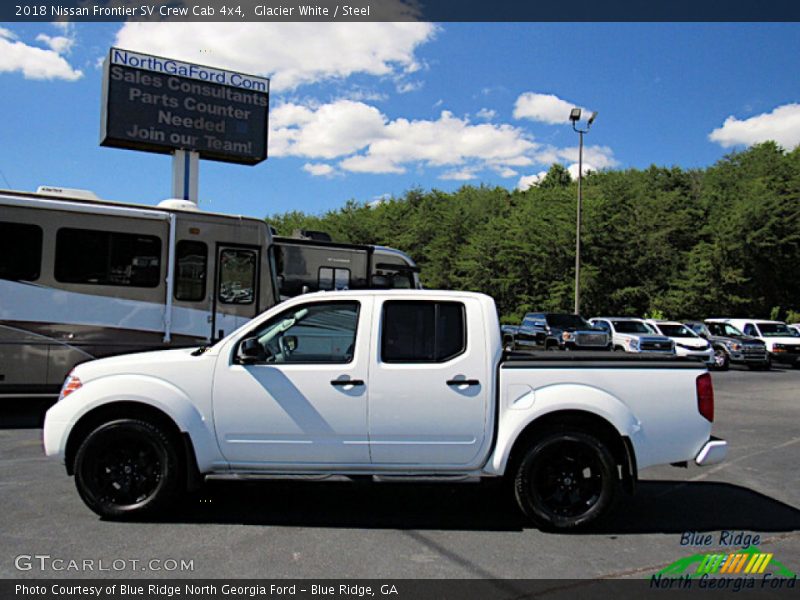 Glacier White / Steel 2018 Nissan Frontier SV Crew Cab 4x4