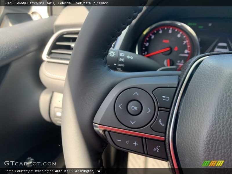 Celestial Silver Metallic / Black 2020 Toyota Camry XSE AWD