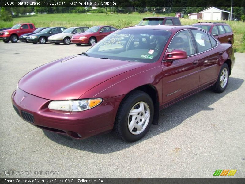 Redfire Metallic / Graphite 2000 Pontiac Grand Prix SE Sedan