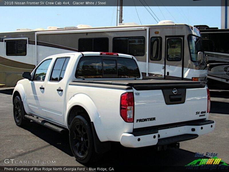 Glacier White / Steel 2018 Nissan Frontier SV Crew Cab 4x4