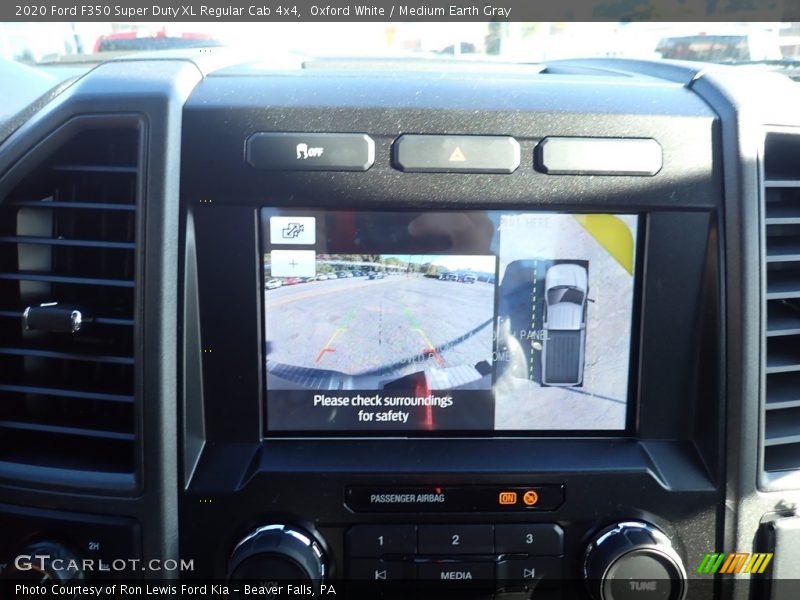 Oxford White / Medium Earth Gray 2020 Ford F350 Super Duty XL Regular Cab 4x4