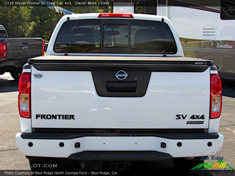 Glacier White / Steel 2018 Nissan Frontier SV Crew Cab 4x4