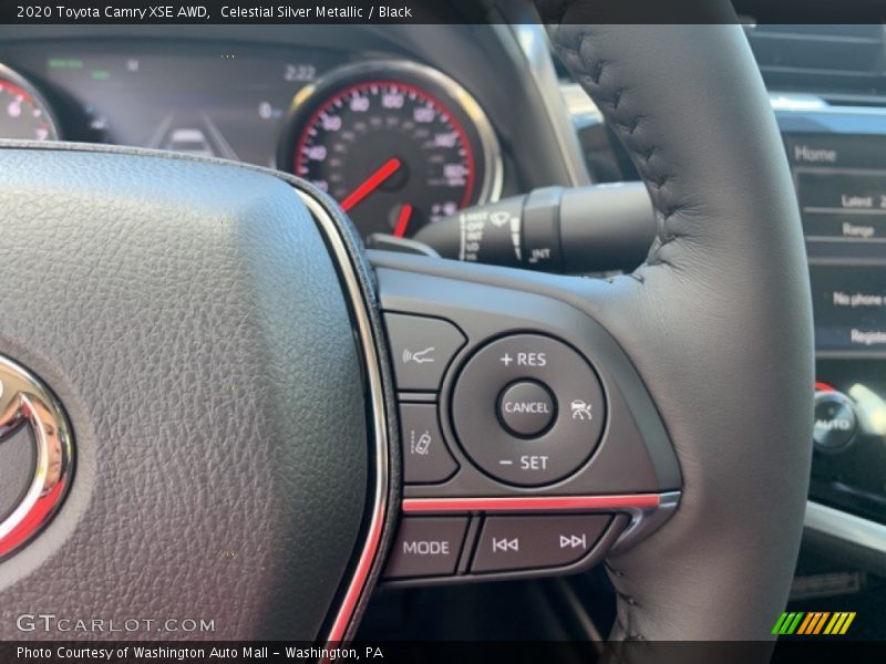 Celestial Silver Metallic / Black 2020 Toyota Camry XSE AWD