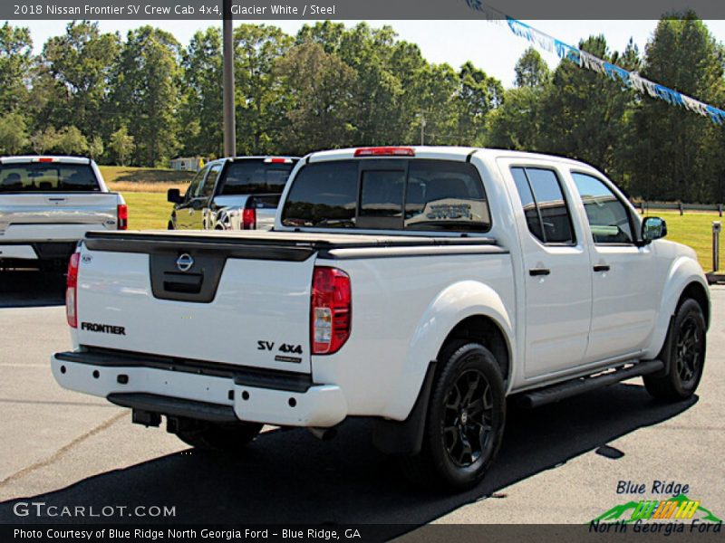 Glacier White / Steel 2018 Nissan Frontier SV Crew Cab 4x4