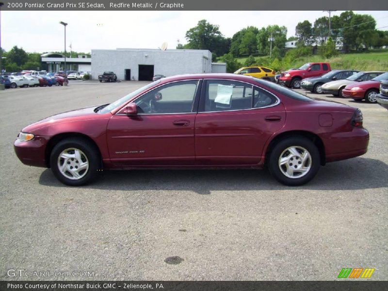 Redfire Metallic / Graphite 2000 Pontiac Grand Prix SE Sedan