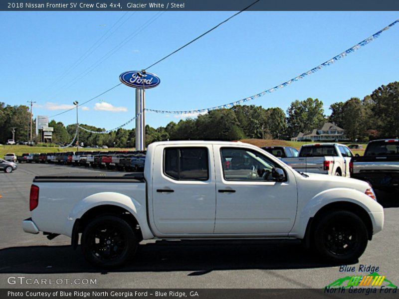 Glacier White / Steel 2018 Nissan Frontier SV Crew Cab 4x4