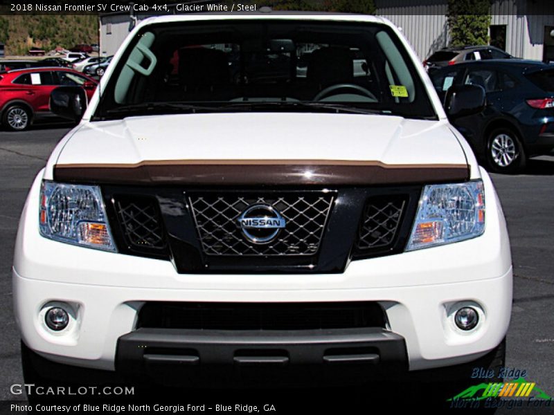 Glacier White / Steel 2018 Nissan Frontier SV Crew Cab 4x4