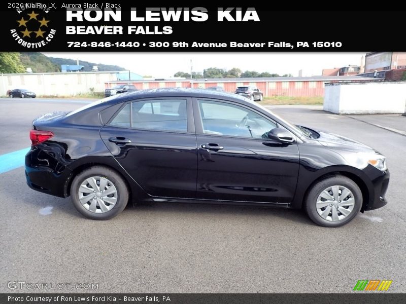 Aurora Black / Black 2020 Kia Rio LX