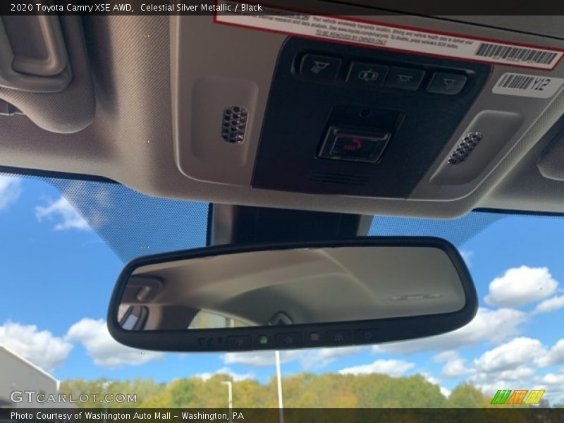 Celestial Silver Metallic / Black 2020 Toyota Camry XSE AWD