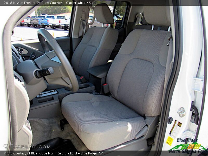 Glacier White / Steel 2018 Nissan Frontier SV Crew Cab 4x4