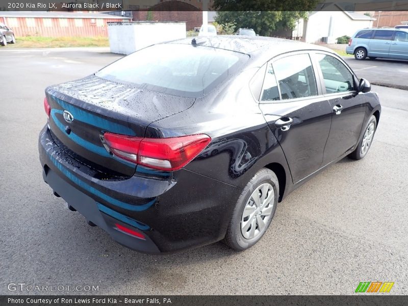 Aurora Black / Black 2020 Kia Rio LX