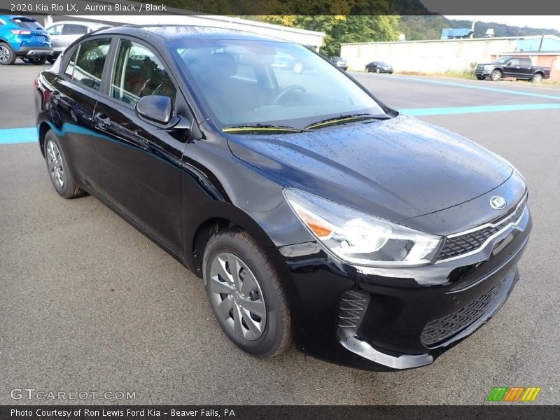 Aurora Black / Black 2020 Kia Rio LX
