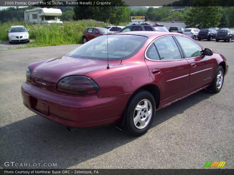 Redfire Metallic / Graphite 2000 Pontiac Grand Prix SE Sedan