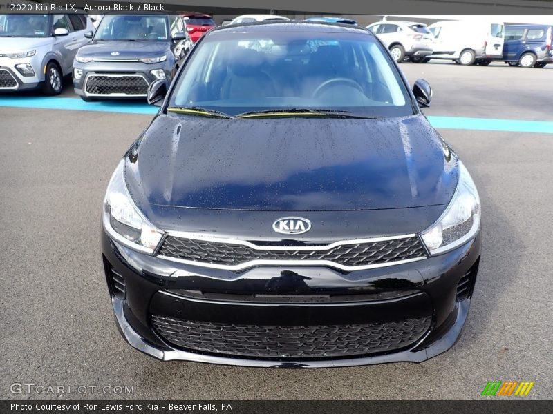 Aurora Black / Black 2020 Kia Rio LX