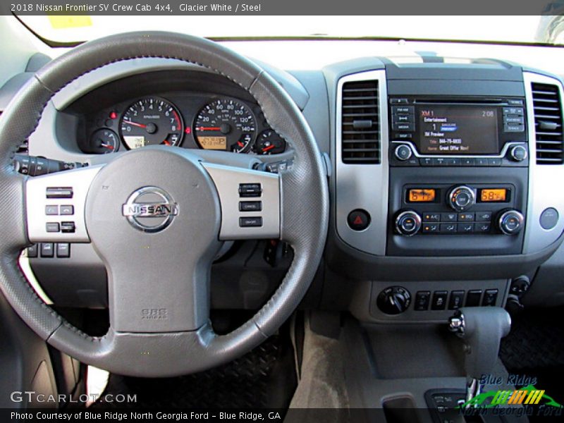 Glacier White / Steel 2018 Nissan Frontier SV Crew Cab 4x4