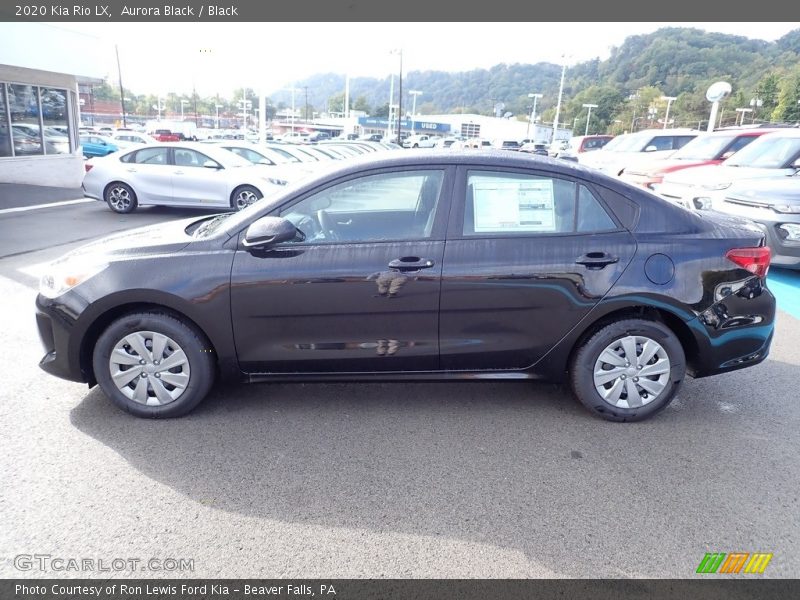 Aurora Black / Black 2020 Kia Rio LX