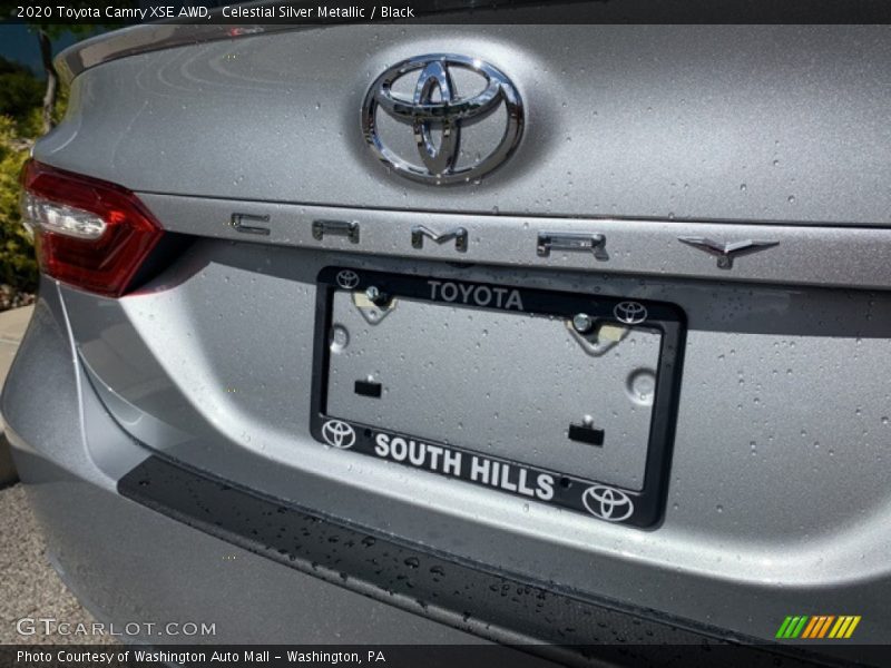 Celestial Silver Metallic / Black 2020 Toyota Camry XSE AWD