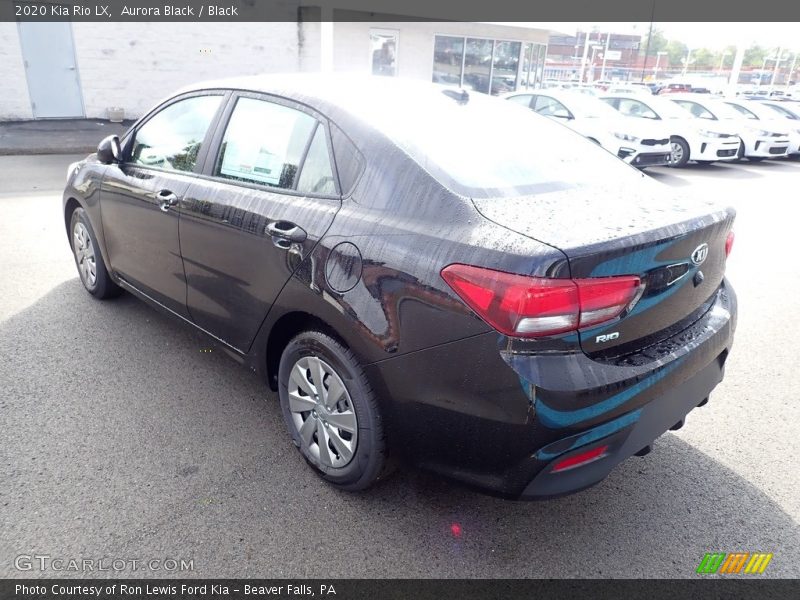 Aurora Black / Black 2020 Kia Rio LX