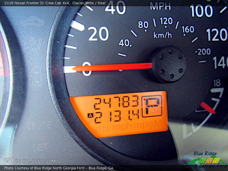 Glacier White / Steel 2018 Nissan Frontier SV Crew Cab 4x4