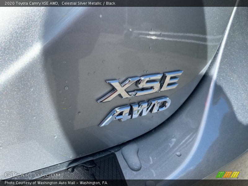 Celestial Silver Metallic / Black 2020 Toyota Camry XSE AWD